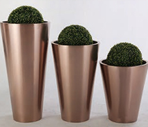 不銹鋼電鍍花箱