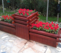 防腐木花箱